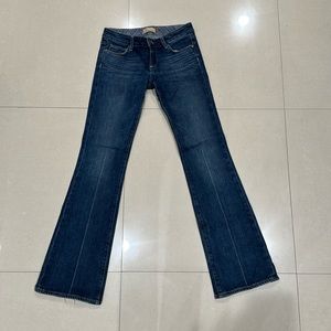 Paige Vintage Low Rise Flared Jeans